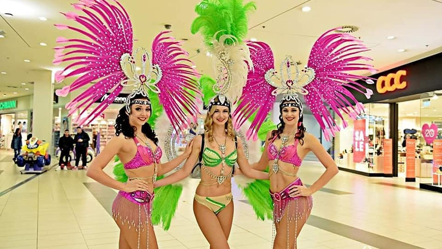 Karnevalová show a Las Vegas show girls